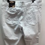 Denim Diva Size 22W Sculpting Skinny White Cropped Jeans. New With Tags. Photo 5