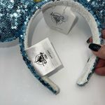 ‎ Walt Disney World Marquee Sky Blue Sequin Ear Headband Photo 4