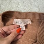 Philosophy  soft and comfy oversized brown sweater size 2xl but would fit smaller Photo 1