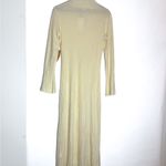 Caara NWT Cream Ribbed Knit High Neck Sweater Dress Wool Blend Size Medium Photo 10