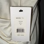 Bailey 44 Aphrodite Top Sleeveless V-Neck‎ Ruched Drape Ivory Blouse XL Photo 3