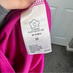 Farm Rio Sz M  Pink Knotted Long Sleeve Bodysuit NWOT $121 MSRP Photo 5