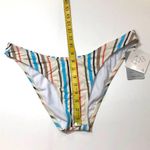 VYB High Leg Stripe Print Bikini Bottoms swim XL Photo 5