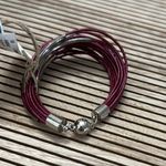 The island pearl leather bracelet Silver Photo 3