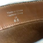 Parker & Sky  Ankle Boots Size 8.5 Cognac Brown Faux Suede Block Heel 3.5” Zip Photo 7