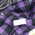 kim rogers  career purple black button jacket sz 14 Photo 9
