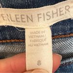 Eileen Fisher  Straight Leg Crop Jeans Women's 8 Stretch High Rise Preppy Classic Photo 4