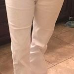 White Wide Leg Jeans Size M Photo 0