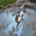 Rose Gold Hexagon Bracelet with Silver Accents Photo 2