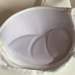Massam Size Medium White Floral Print Padded Underwire Bra. Made in Brazil. New. Photo 5