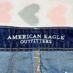 American Eagle AEO Hi-Rise Festival Denim Blue‎ Jean Shorts Size 0 Photo 2