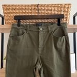 Talbots Mid-Rise Olive Green Ankle Jean Jegging, 6 Photo 1