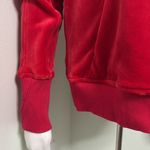 Athleta  Triumph velvet zip Hoodie in Double Cozy Karma Velour Hibiscus Red small Photo 7