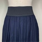Necessary Objects Necessary Object Navy Blue Wide Waist Skirt Photo 1