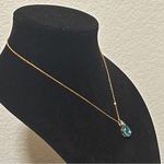 GF Vintage Lindenwold 14k  with blue stone necklace  NWT Photo 2