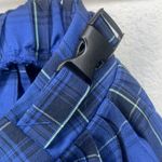 Wild Fable Schoolgirl Blu Blk Plaid Checker Pleated Elastic Buckle Mini Skirt M Photo 2