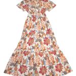 Anthropologie NWT Maeve Somerset Maxi in Botanical Floral Print Cotton Dress XS Photo 4