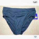 Joy Lab ribbed swim bottoms in teal size small new Photo 6