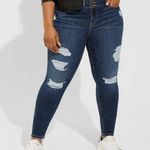 Torrid Super Soft High-Rise Jegging, Skinny Distressed Jeans Size 26R New w/Tag Photo 0