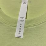 Stori. Cropped Top Women's 6 Green Stretch Round Neck Short Sleeve Pullover Green Photo 4