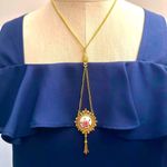 Signed Art Co. Vintage Victorian Revival Arthur Pepper Designed Guilloche Enamel Gold Photo 0