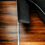 Qupid  Miss 10 Embroidered Floral Thigh High Boots Black Faux‎ Suede Size 5.5 Photo 10