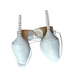 Azalea Wang Lexie Crystal Rhinestone Stiletto Heels Blue Gray Sandal Strappy 7.5 Photo 2