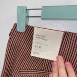 A New Day Plaid Side Zip Skinny Ankle Pant NWT brown plaid 4 Photo 5