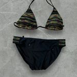 OP  Black Embroidered‎ Bikini Set Photo 2