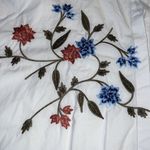 Two by Vince Camuto Long Sleeve Embroidered Bubble Sleeve Button Down Shirt 3X White Size undefined Photo 2