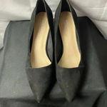 Michael Shannon MICHAEL BY  WO SIZE 11 BLACK SUEDE SLIP ON CLOSED TOE PUMP Photo 12