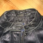 Gap Faux Black Leather Jacket Photo 7