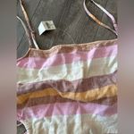 Aerie  beige striped mini lined dress 🌷 Photo 9