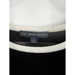 Brooks Brothers 346 Women’s Black White Striped Short Sleeve Sweater Size L Photo 1