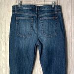 joe's jeans  Sz 26 High Rise Crop Cuffed Distressed Regina Blue Denim Jeans Photo 2