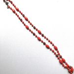J.Crew Factory Orange Beaded Women's Fashion Statement Necklace Photo 5