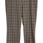 Maison d’Amélie Paris Plaid Pants Brown Beige Stretch Trousers Women's Size 14 Photo 0