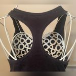 PINK - Victoria's Secret Victoria’s Secret (“PINK”) Black and White Sports Bra, Medium Photo 5