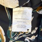 A pea in the pod  Floral Maternity Blouse Black Cream Whimsigoth Womens Medium Photo 9