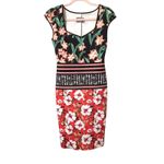 Clover Canyon Floral Sunrise Sheath Mini Dress Small Photo 1