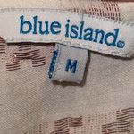 Blue Island Beach Boho Chic Aztec Swim Coverup Mini Dress Women’s M Medium Pink Photo 6