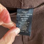 Faded Glory Brown Knit Skinny Pants Stretchy Leggings XS Womens Photo 4