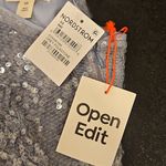 Nordstrom 💕OPEN EDIT💕 Sequin Sleeveless Slipdress ~ Metallic Grey Folkstone XS NWT Photo 13