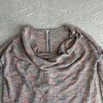 Free People Women's  Small Misty Waffle Cole Neck Thermal Long Sleeve Pullover Photo 2