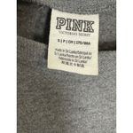 Victoria's Secret  Pink Gray Sweatshirt, Plaid Lettering, Glitter, Small Photo 3