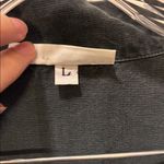 Bryn Walker  Long Sleeve Button Up Jacket Size L Black Tencel Pockets Lagenlook Photo 4