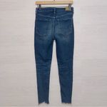 American Eagle  Next Level Stretch Women's Dark Blue Super High Rise Jegging Jean Photo 7