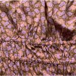 BP NORDSTROM Floral Crop Top SIZE 1X bohemian One-Shoulder smoke Tan Purple NWT Photo 4