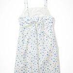 American Eagle  Floral tie back mini linen blend dress size XS Photo 2