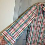 Westbound  Multicolor Plaid Print 3/4 Sleeve Button Up Blouse 16 Photo 3